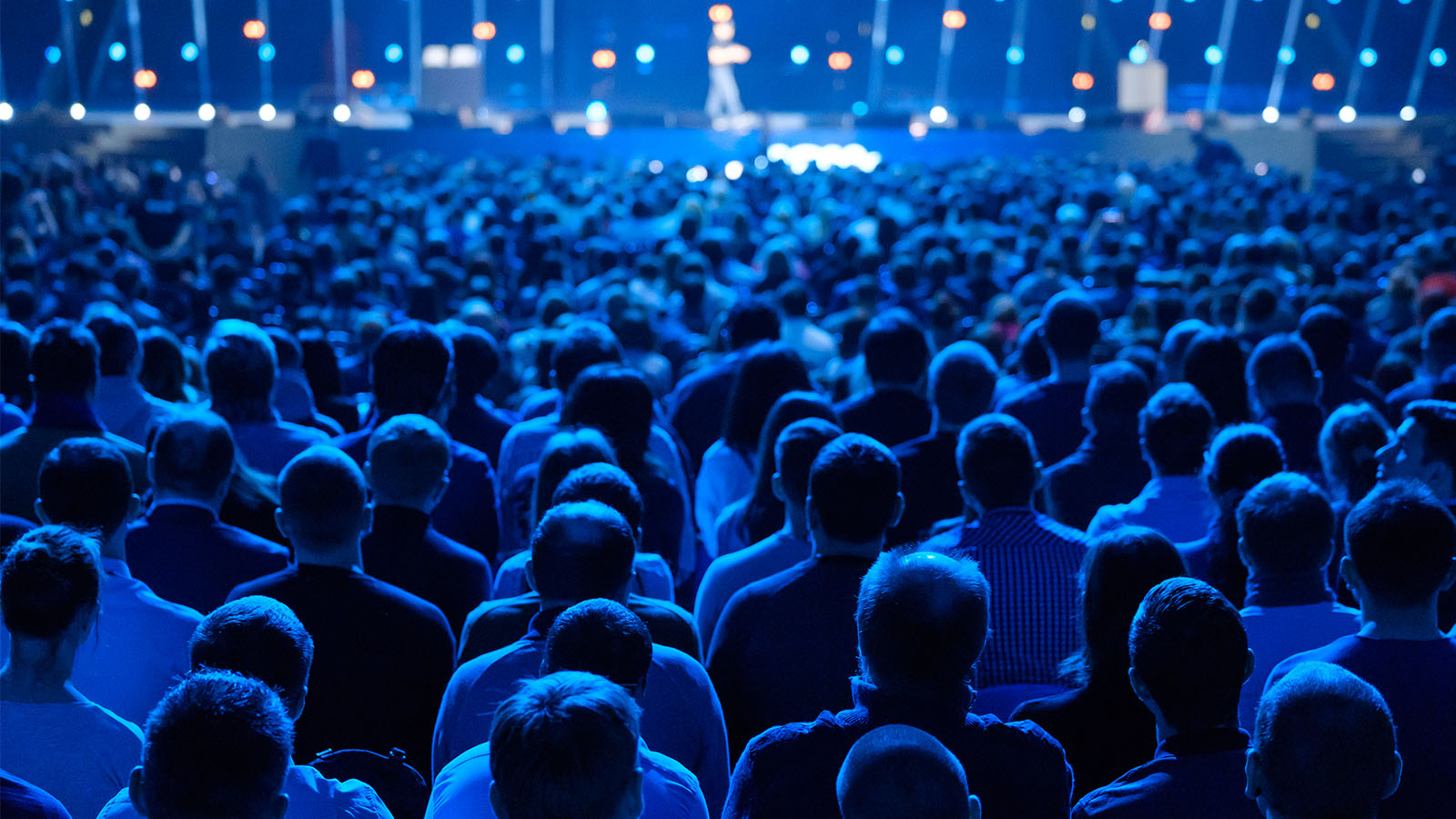 Stage cums female audience