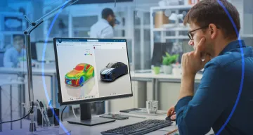 Fluid Dynamics Simulation 3DEXPERIENCE Cloud > Hero Banner > Dassault Systèmes®