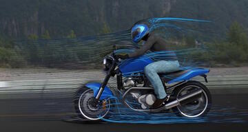 SIMULIA Technology Motorcycle Handling Stability > Hero Banner > Dassault Systèmes®